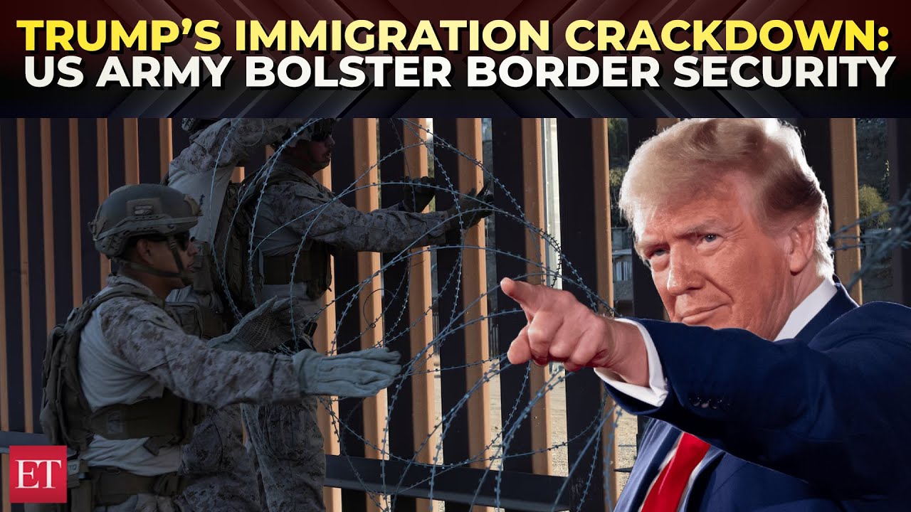 Trump&rsquo;s immigration crackdown: US Army bolsters border security, over 1500 migrants stranded at...