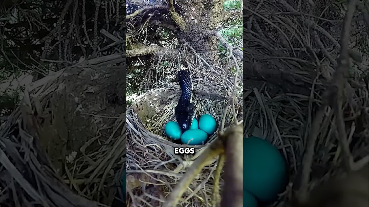 Snake vs Bird's Nest 😳