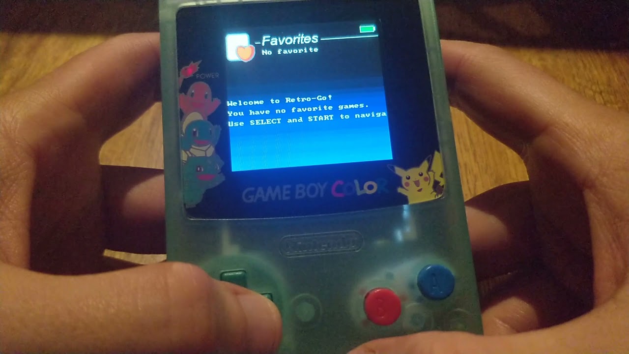 ESP32 GBC Pokemon Green Prototype Unit Quick Preview
