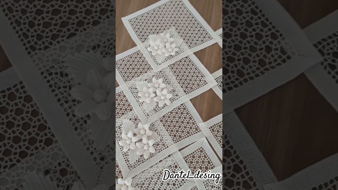 DANTEL YATAK ODA TAKIMI #crochet #dantel #anglez #dantelanglez #kordon