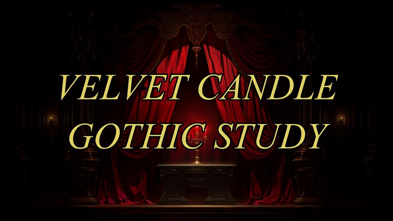 Candlelit Velvet Study – Dark Academia Focus Music (2 Hours)