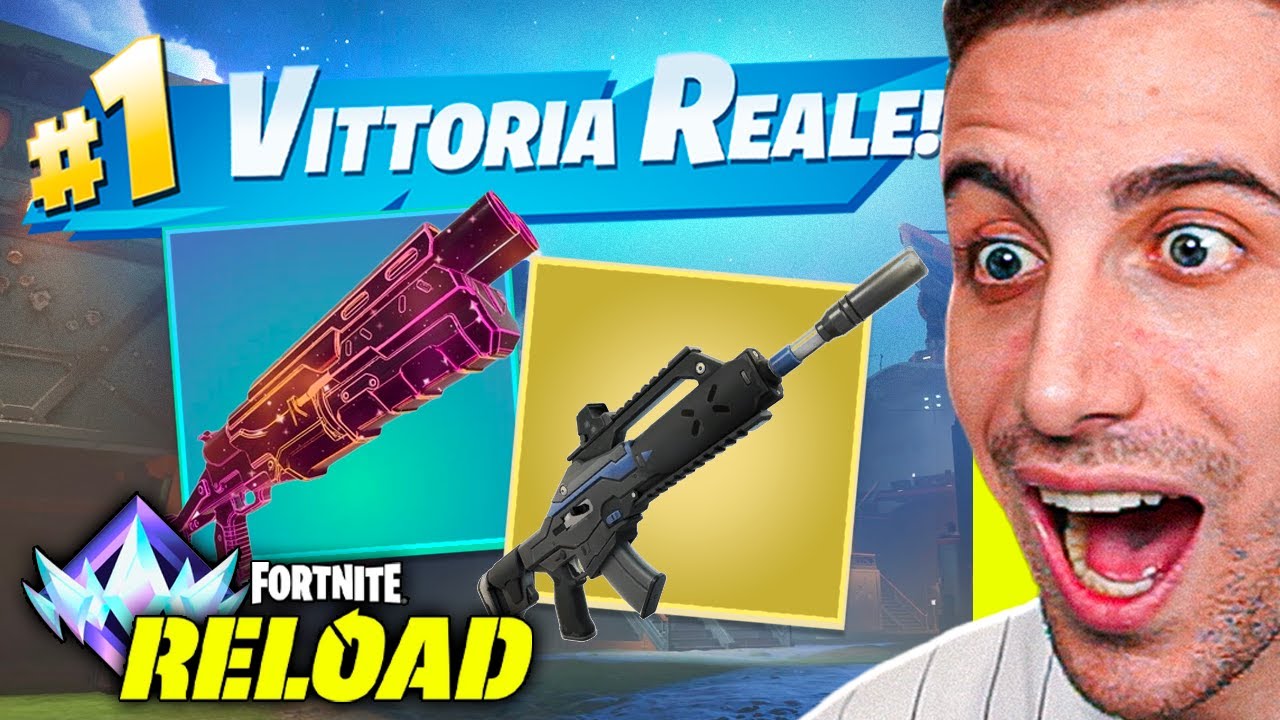 Trovo l'OLOGRAFICO MITICO e lo Yoink ESOTICO in RANKED Reload e VINCO! Fortnite ITA