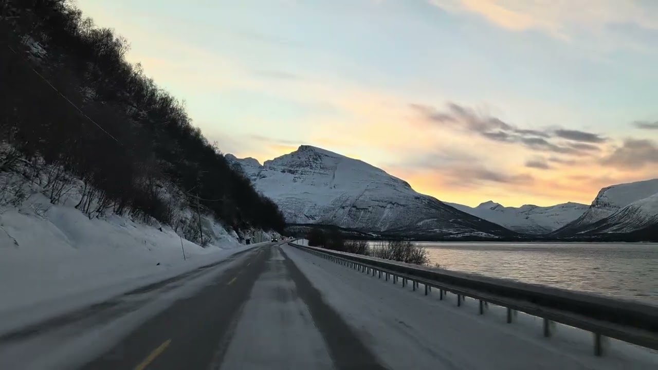 Arctic Serenity - A Breathtaking Scenic Drive Above the Arctic Circle (near Skibotn, January 2026)