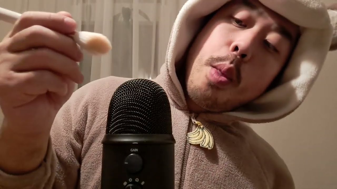 ASMR MOUTH SOUNDS, HANDS SOUNDS, AIR TRACING & MIC BRUSHING