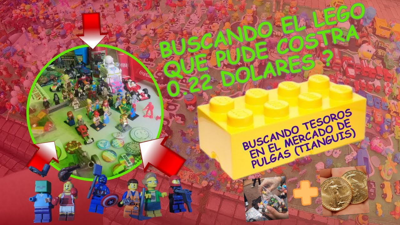 Buscando LEGO económico en el Tianguis de Bogota (Mercado de las pulgas)