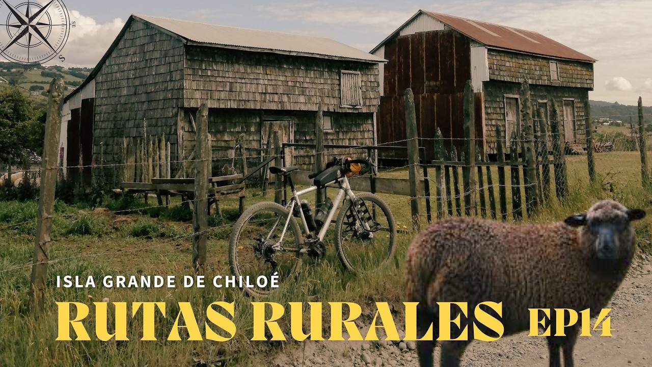 Ep 14: Cicloturismo rural en Chiloé 🏡🌄🐑 | Caminos Tranquilos entre Lomas y Bosques