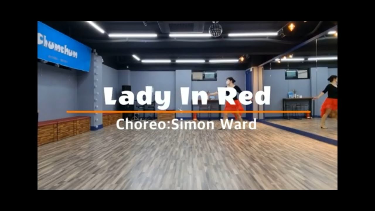 Lady In Red Line Dance // Advanced Smooth NC2S  //