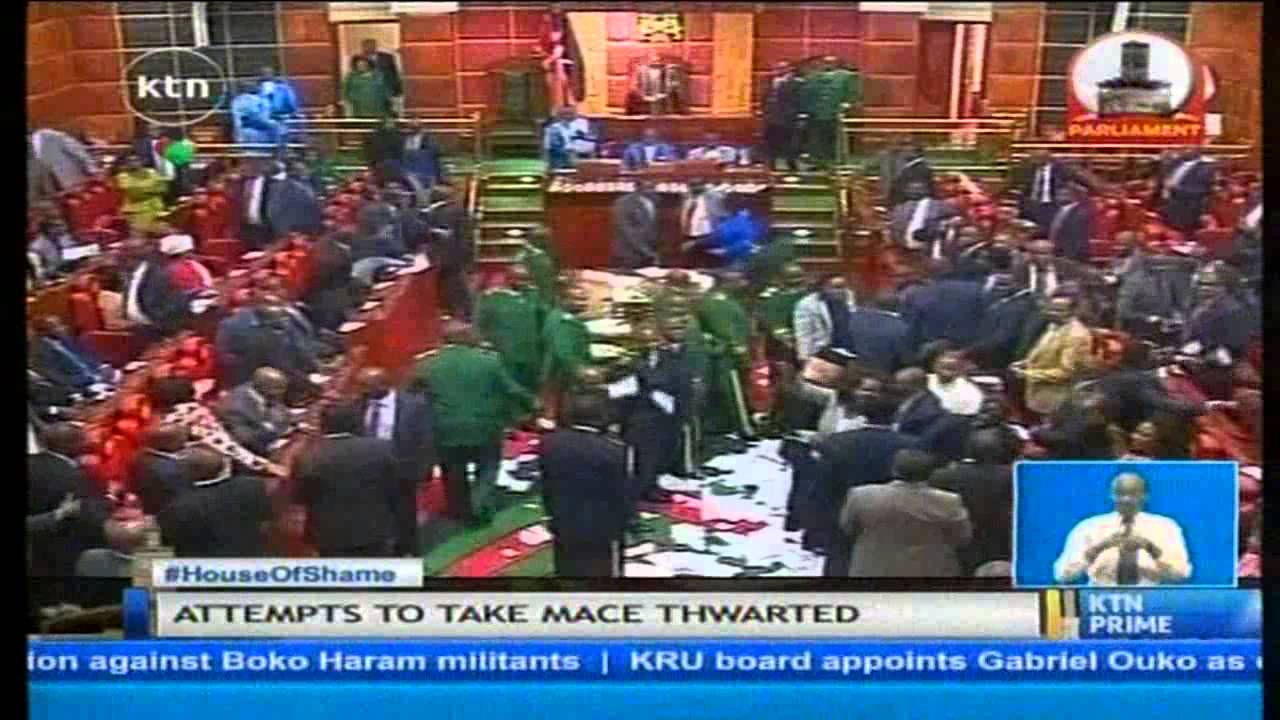 Parliament showdown: Controversy and fist fights experienced at the national assembly