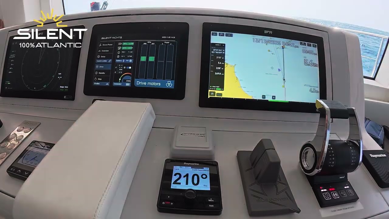 Silent Atlantic Crossing | Testing the Kite at Sea