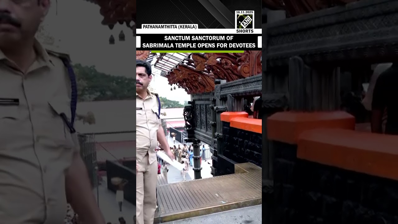 Sanctum Sanctorum of Sabarimala Temple opens for Mandala Makaravilakku pilgrimage this season