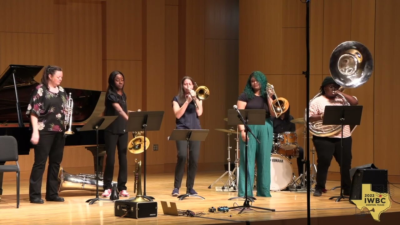 Mama D'Leau (Brass Quintet and Drum Set, 2021) at IWBC 2022