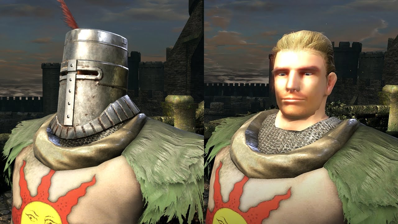 Лица NPC в Dark Souls, часть 1 — мод без шлема