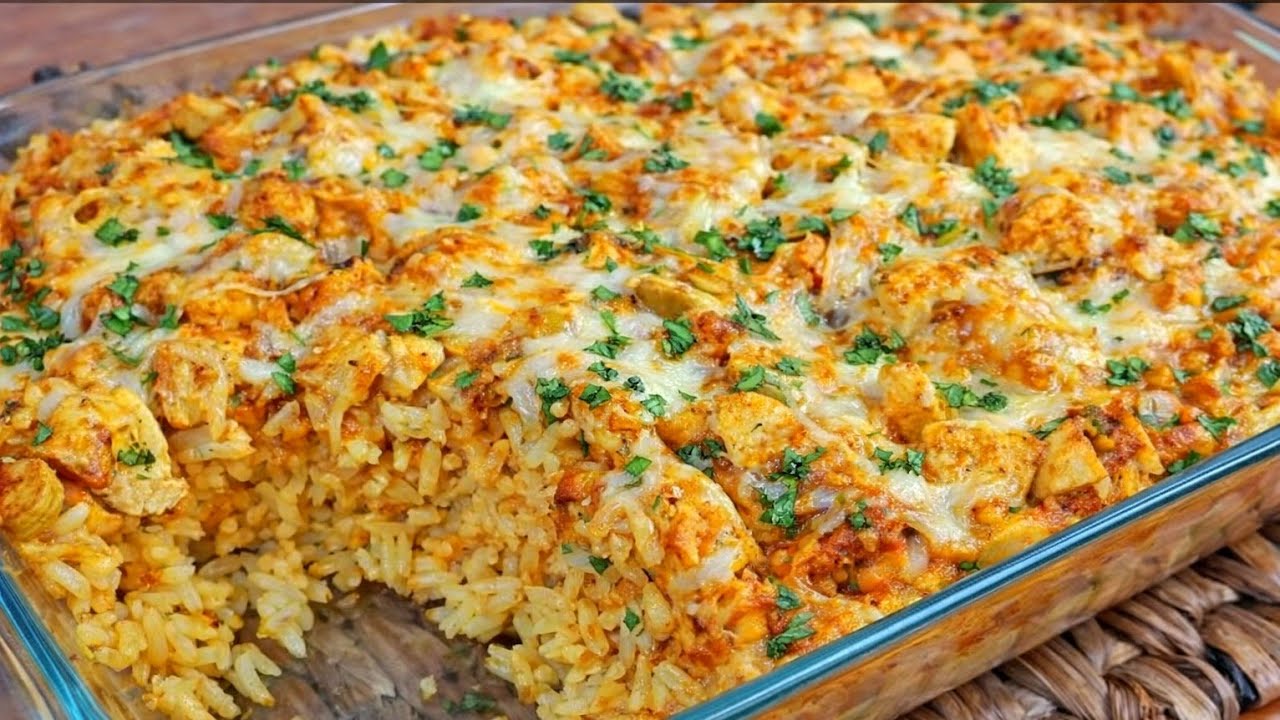 وصفات رمضان 2026 🔥 قراتان أرز فى الفرن مزربع على حبة طبق سهل وسريع معسل بالبنة 🤤