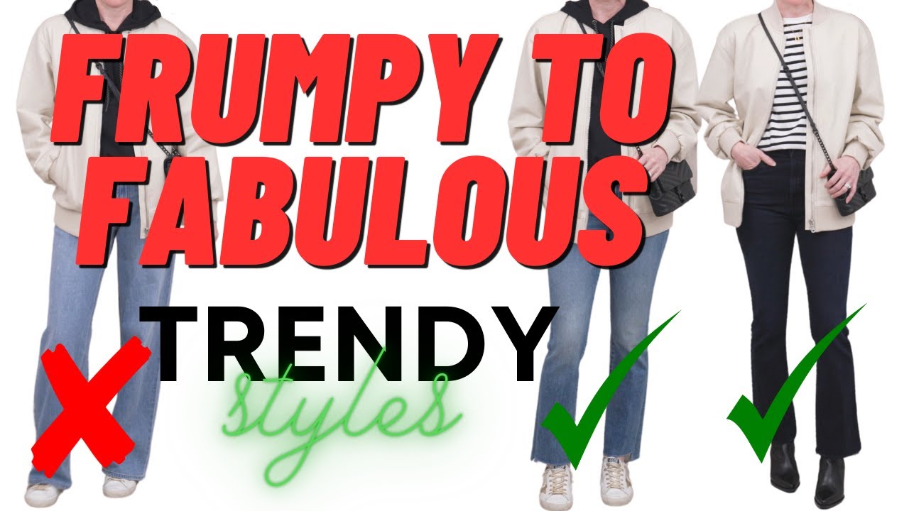 5 Potentially FRUMPY Fall TRENDS Taken From Frumpy To Fabulous / Cargo Pants, Midi's, Wide Leg Jeans