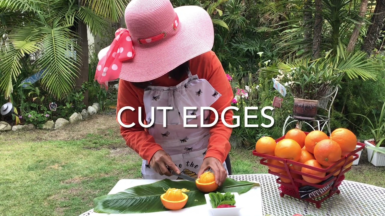 How To Cut An Orange Mom&rsquo;s Way. One 🍊 orange serves 👥