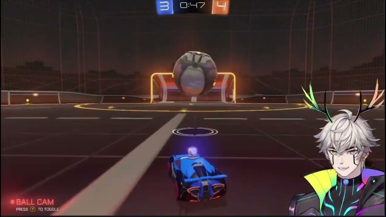 Cyber versus Mod in Rocket League | CyberFlux [ Vtuber Clips ]