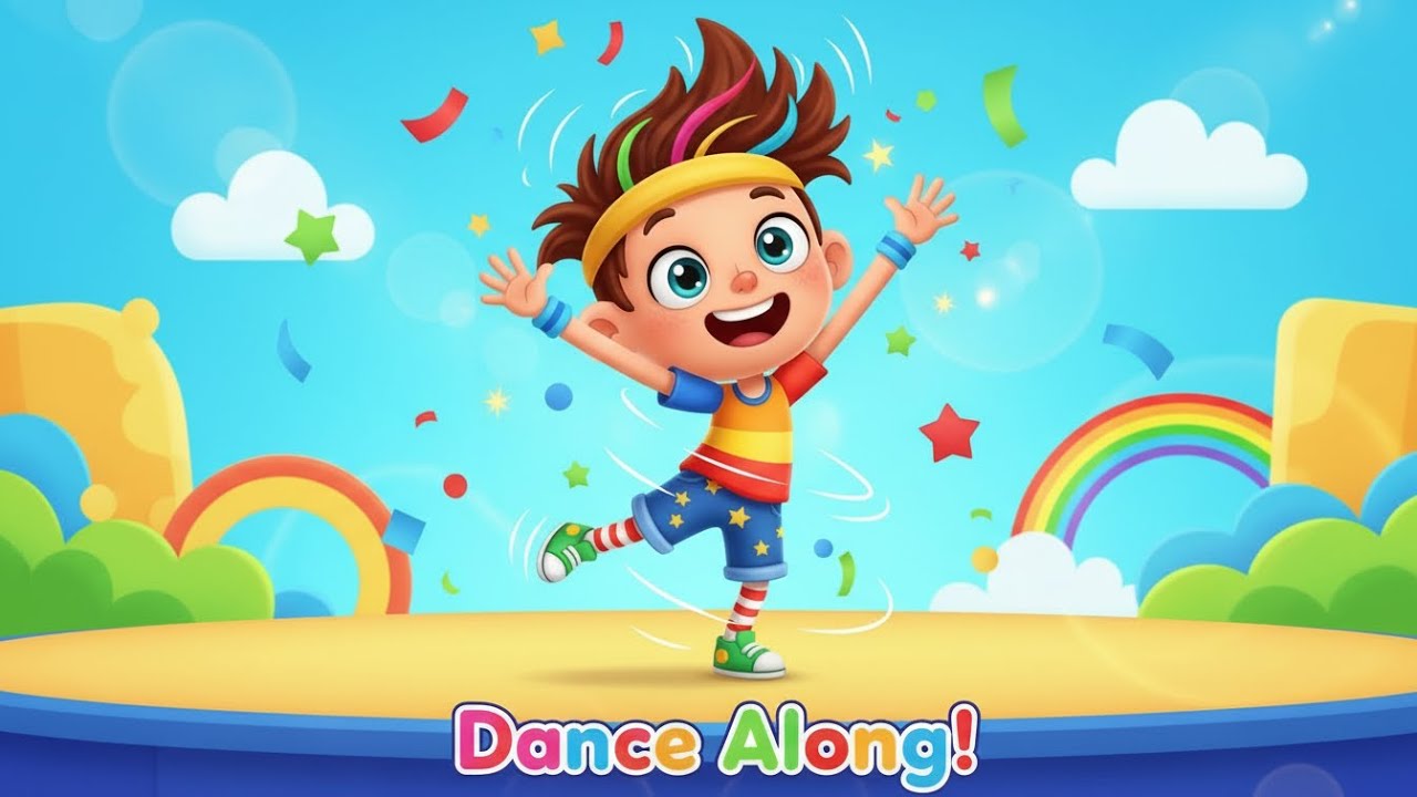 “Dance Along! Fun Kids Rhyme with Moves | Toon Tales Planet”