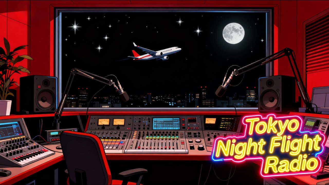 # 204 Tokyo Night Flight Radio | Lo-fi World Fusion Grooves | Cross-Cultural Soundscape