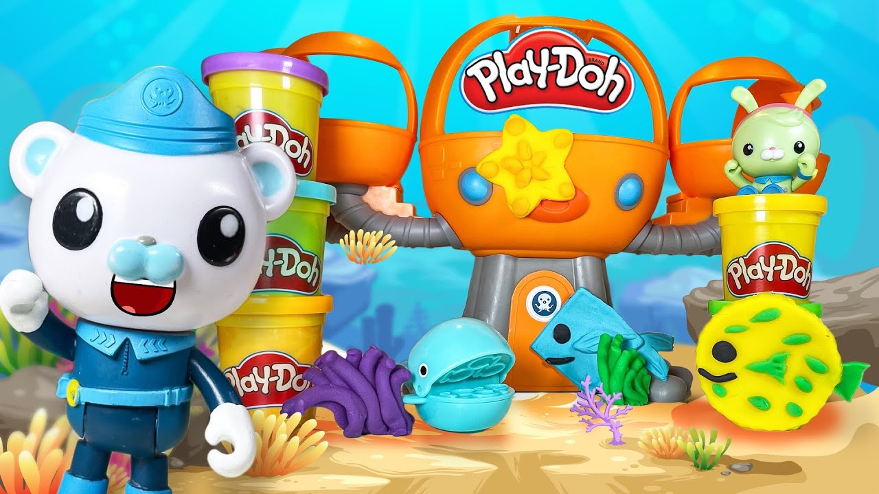 Learn with OCTONAUTS & Play Doh Ocean Animals Play Doh Tools at OCTOPOD