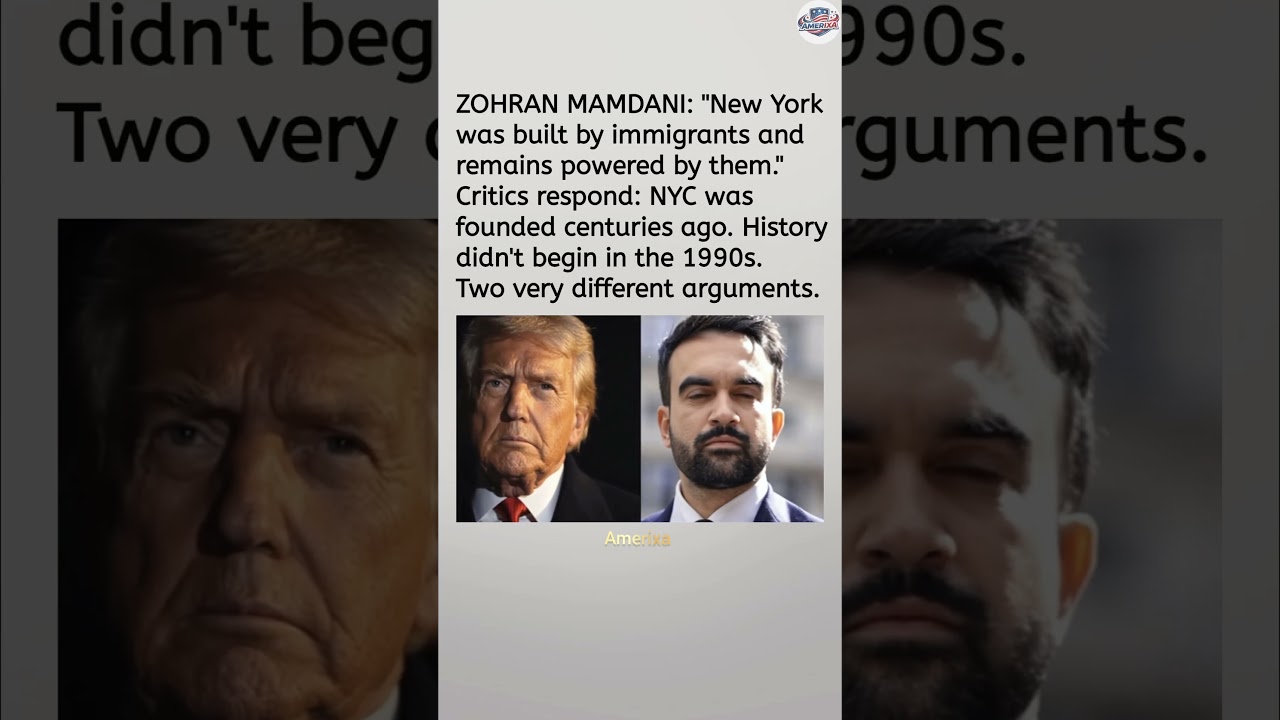 Zohran Mamdani's Comment Sparks Debate 🔥| Amerixa #ZohranMamdani #USPolitics #NewYorkCity #news