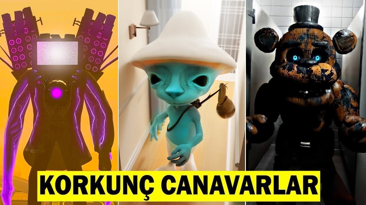 TİKTOK'daki EN KORKUNÇ CANAVARLAR 😱 En Korkunç Tik Tok Videoları (Skibidi Toilet, Titan Tv Man)