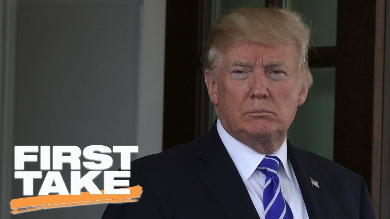 First Take reacts to President Trump's comments on NFL issues | First Take | ESPN
