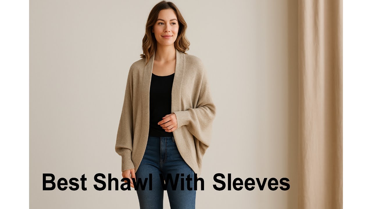 🧣 Best Shawl With Sleeves | PULI Women's Elegant Shawl Wraps 🧣