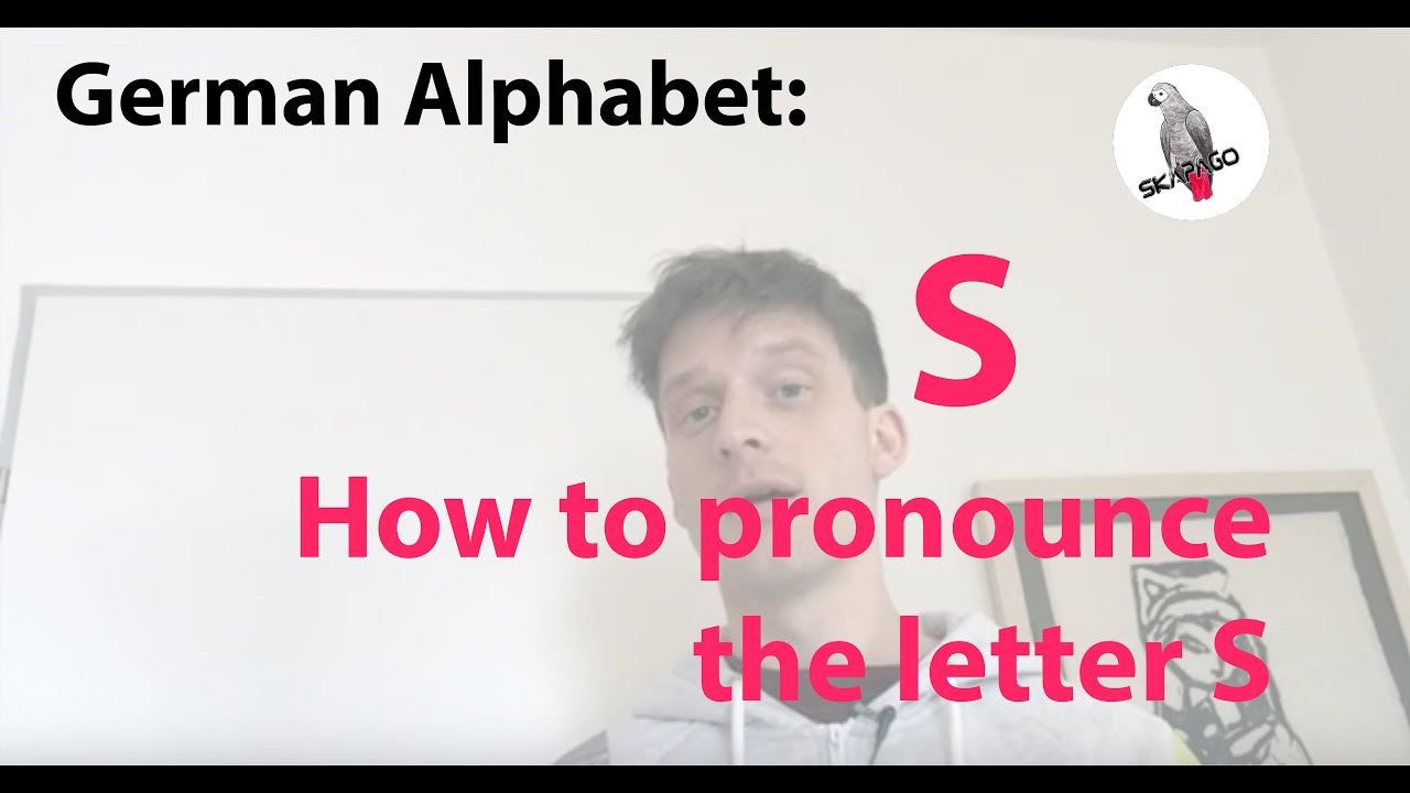 German alphabet (S): how to pronounce the letter S
