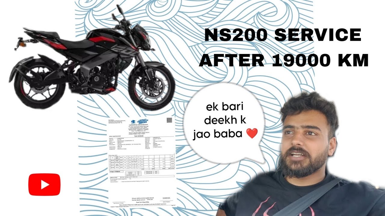 NS200 service after 19000 km 4th service must watch 🥹 #viralvideo #motovlo #ns200 #bajaj #support 