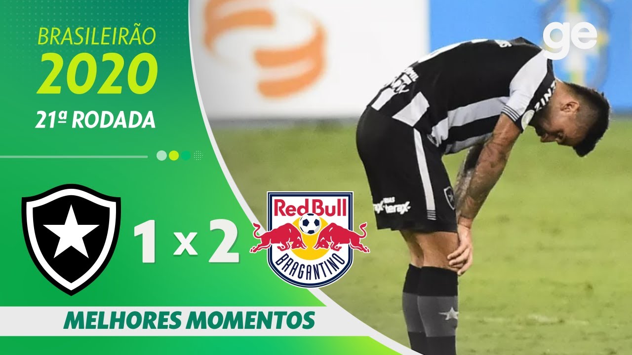 BOTAFOGO 1 X 2 BRAGANTINO| MELHORES MOMENTOS | 21ª RODADA BRASILEIRÃO 2020 | ge.globo
