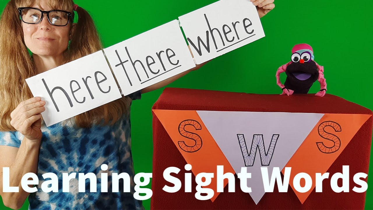 Sight Word Here | Sight Word There| Sight Word Where | Sight Word Song | Dolch Words