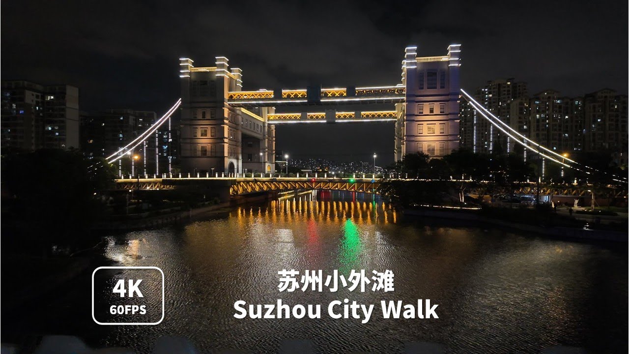 CityWalk Suzhou - Little Bund, Vitality Sports Park, Yuanhetang Park, London Bridge, Likou Bridge