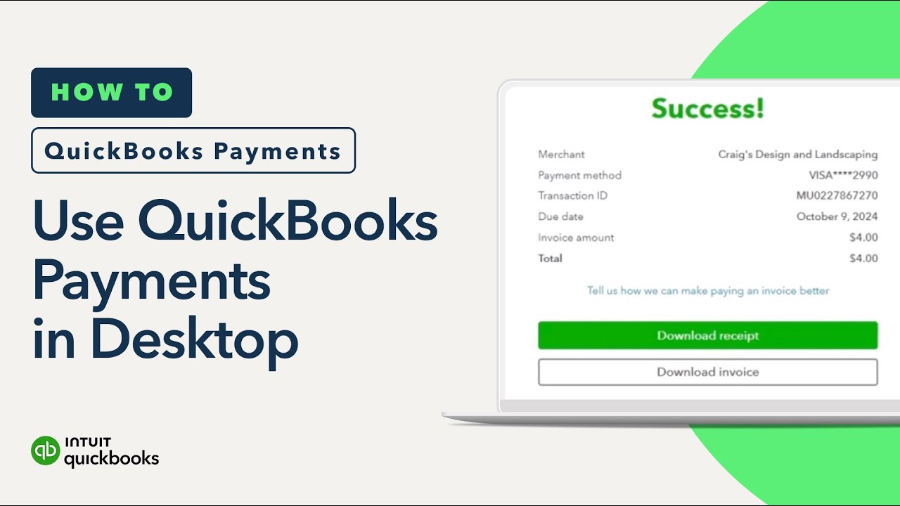 How to use QuickBooks Payments in Desktop