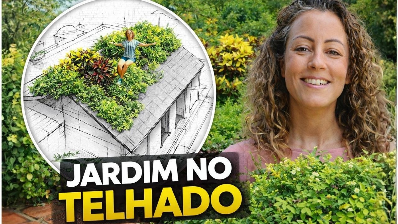 Como FAZER um TELHADO VERDE em CASA