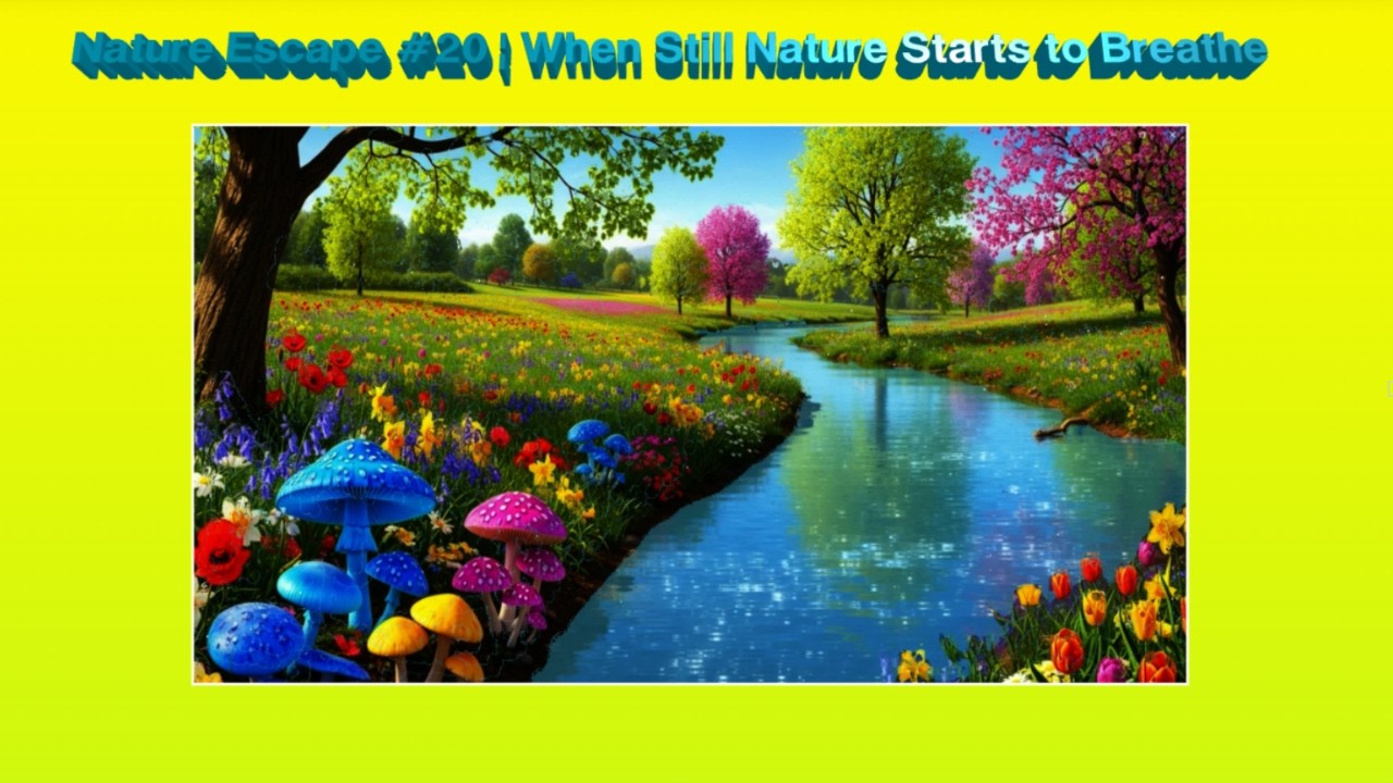Nature Escape #20 | When Still Nature Starts to Breathe