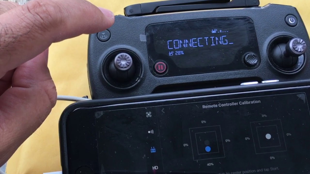 DJI Mavic PRO Drone Controller Stick Calibration Error: Quick Fix