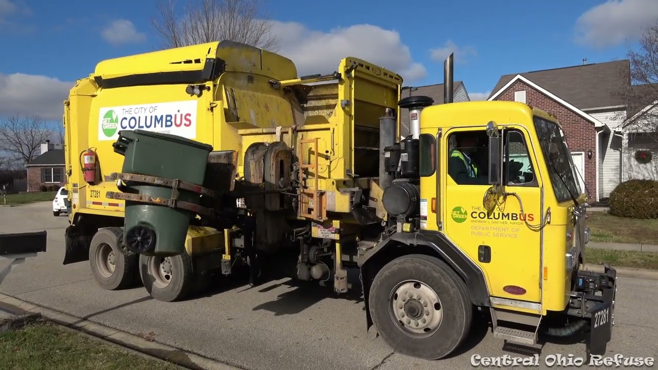 Labrie Automizer collecting 11 days worth of trash following Christmas AND New Years