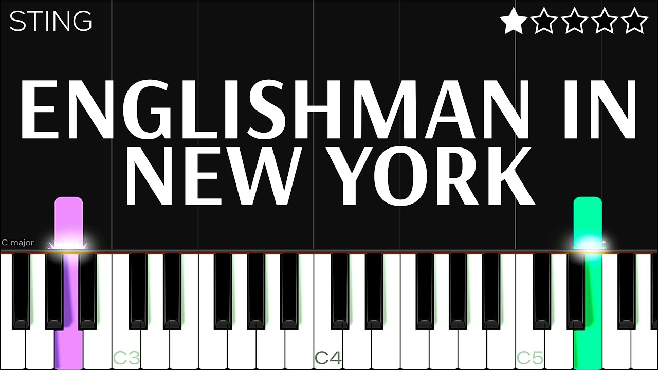 Sting - Englishman In New York | EASY Piano Tutorial