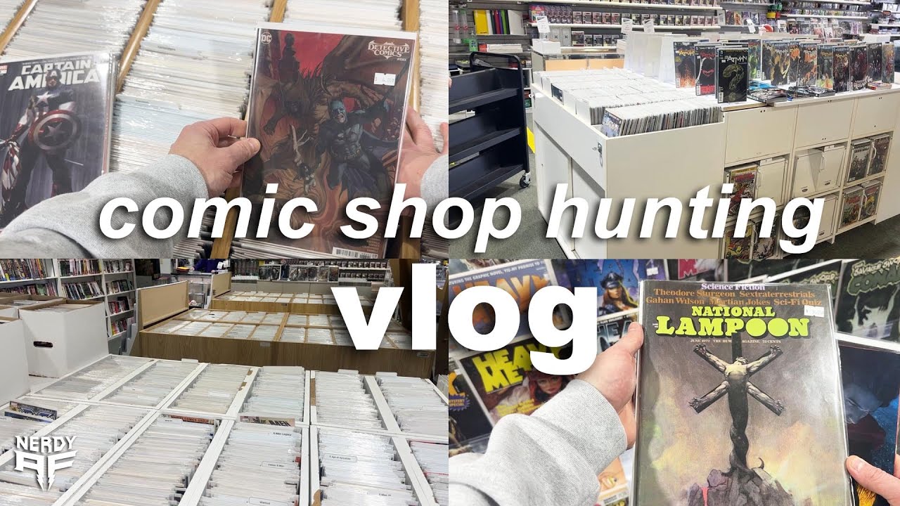 Did I just discover Indiana's best comic shop? | Comic Shop Hunting VLOG