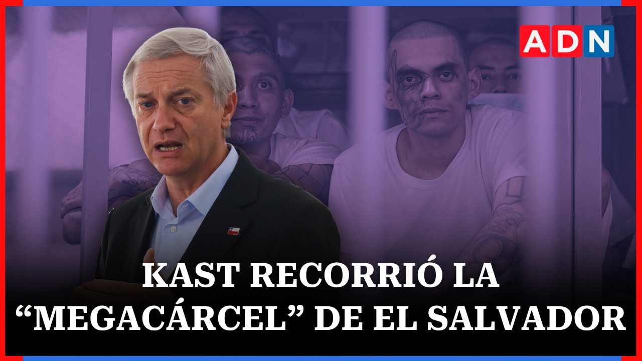 Así fue la visita de José Antonio Kast al CECOT, la cárcel de MÁXIMA SEGURIDAD de El Salvador