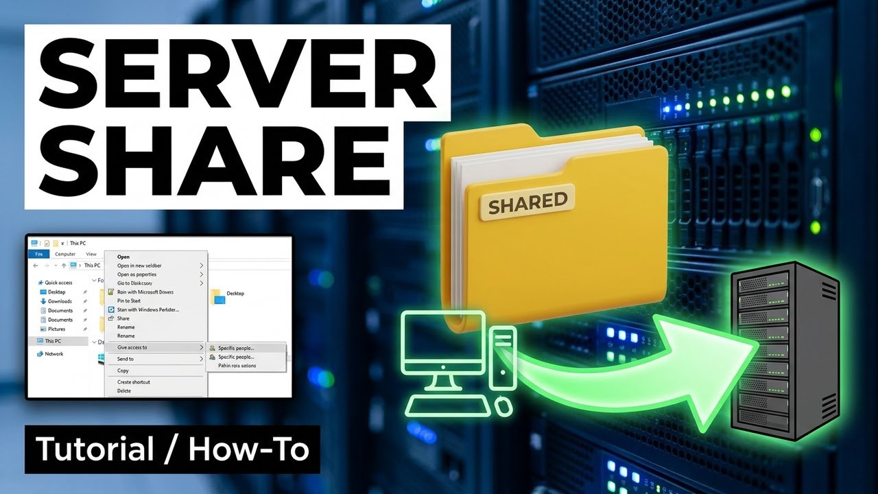 Как создать общую папку в Windows Server 2022