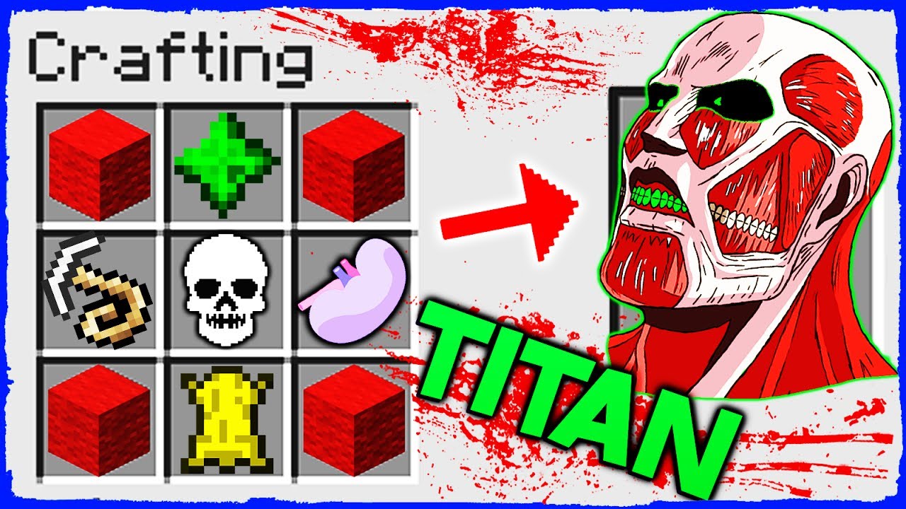 Minecraft — Как призвать КОЛОССАЛЬНОГО ТИТАНА в верстаке!