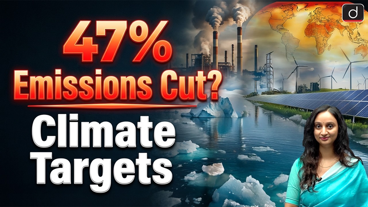 India's NDC 2031-35: Ambitious Climate Targets | Latest Update | Drishti IAS English