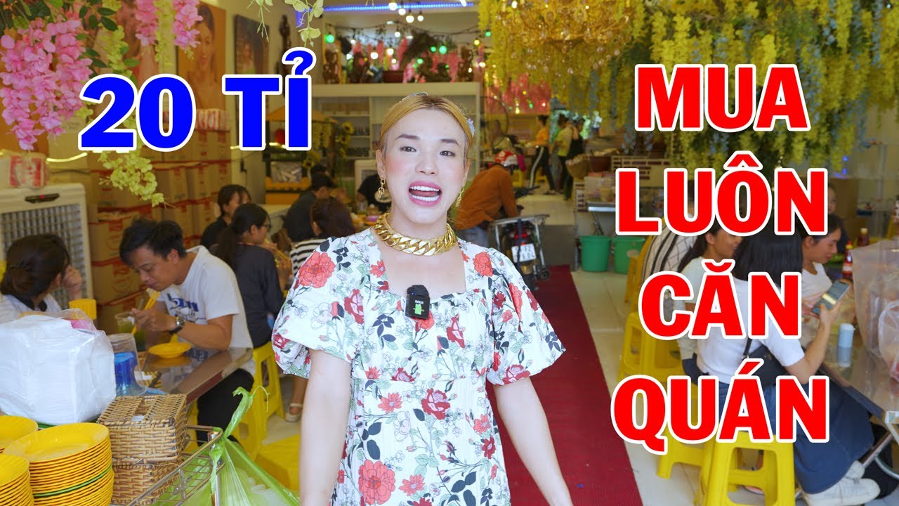 Ty Thy mạnh tay chi 20 tỉ mua lu&ocirc;n căn qu&aacute;n - Ty Thy Vlog Gỏi đu đủ