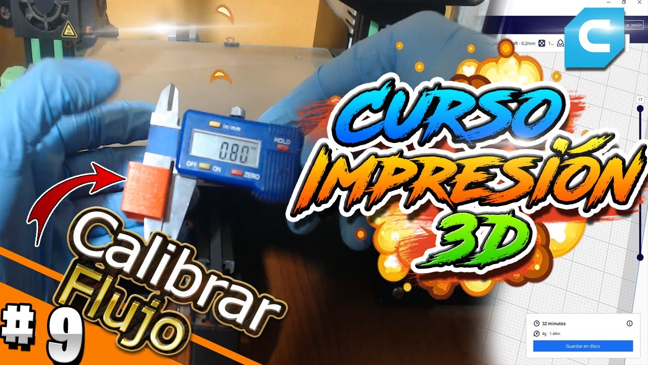 ✅Curso impresión 3d : #9✅Calibrar Flujo