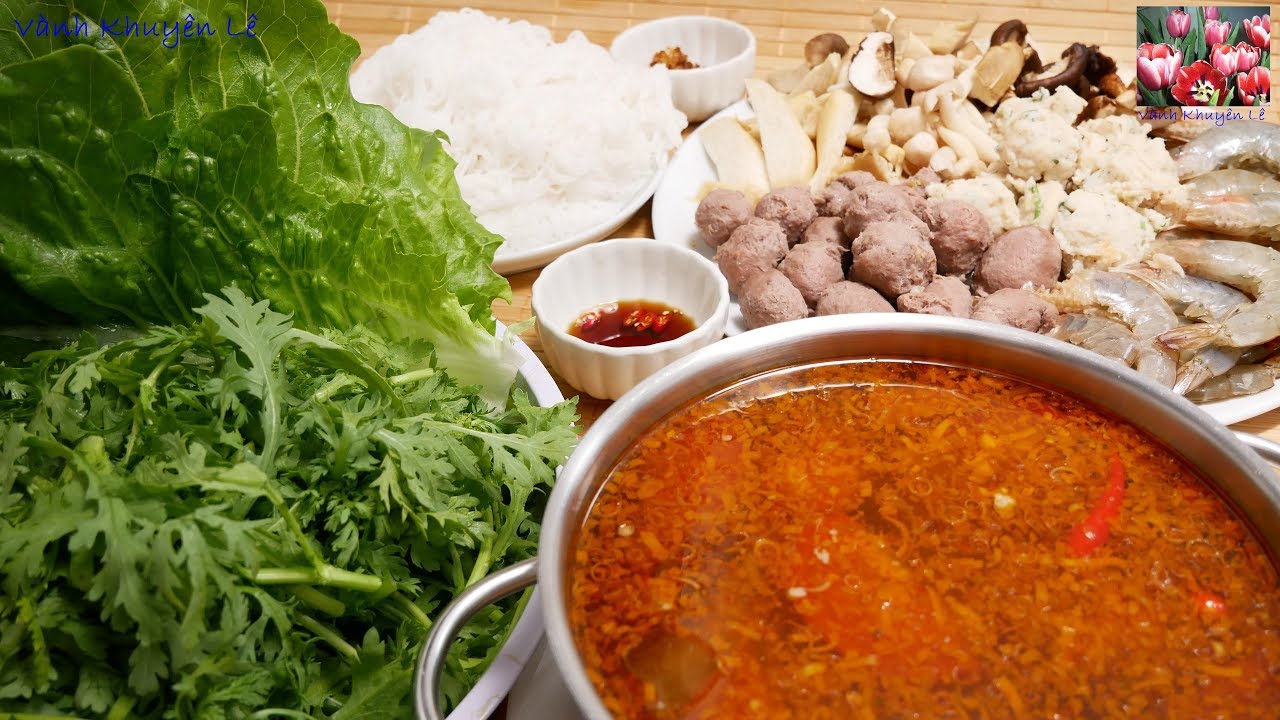 LẨU THẬP CẨM - Cách nấu Lẩu Sa tế chua cay cho người lớn và trẻ nhỏ thật thơm ngon by Vanh Khuyen