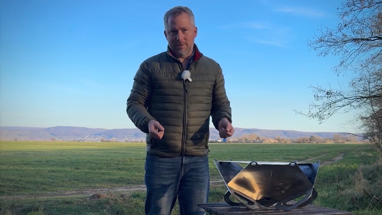 Skladací nerezový gril Froggy od slovenskej značky be.overland
