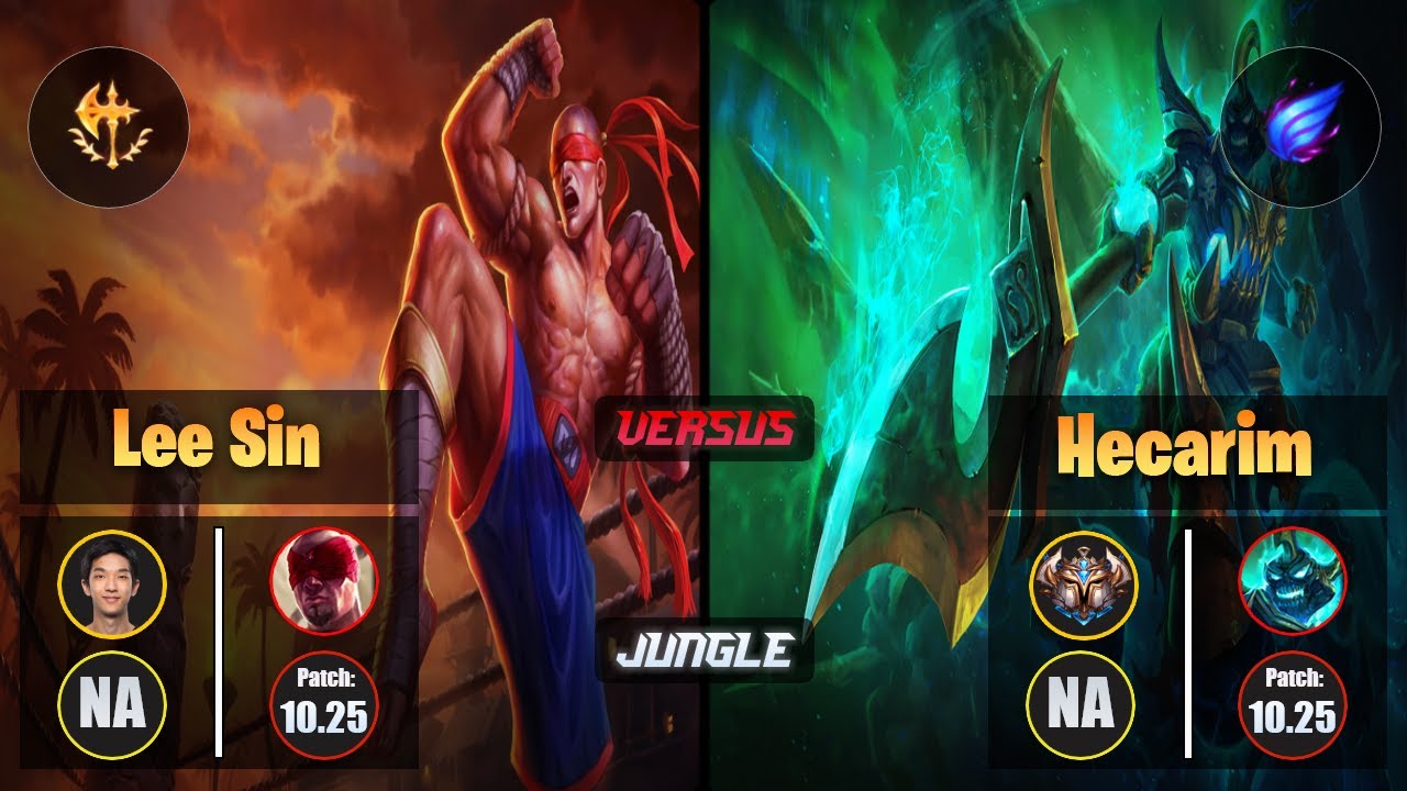 Blaber LEE SIN (Jungle) [Conqueror] VS HECARIM - Challenger NA Patch 10.25