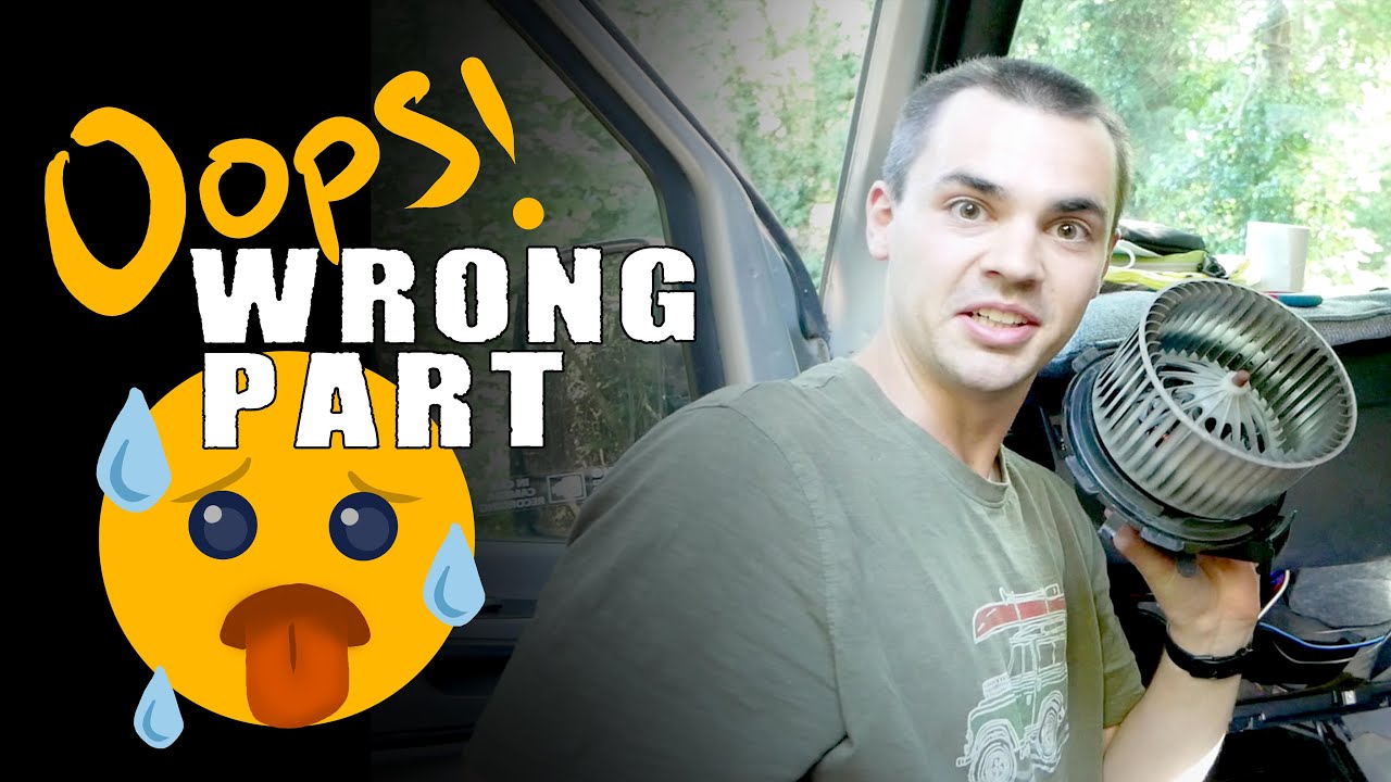Как починить вентилятор отопителя на VW Crafter/Mercedes Sprinter 2014