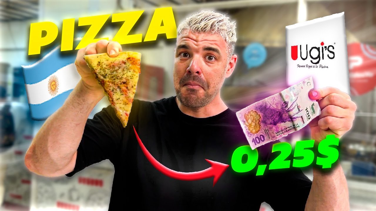 LA PIZZA M&Aacute;S BARATA DE ARGENTINA CUESTA 0.25 C&Eacute;NTIMOS 🍕*LAS MEJORES PIZZAS de BUENOS AIRES* 🇦🇷